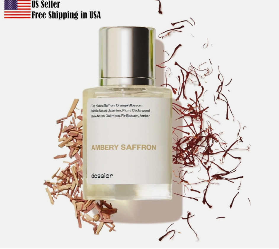 Dossier Ambery Saffron 1.7 Oz Eau de Parfum Spray Perfume Fragrance NEW IN BOX