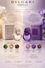 Bvlgari Omnia Mini Perfume Set – Crystalline & Amethyste 0.17 oz