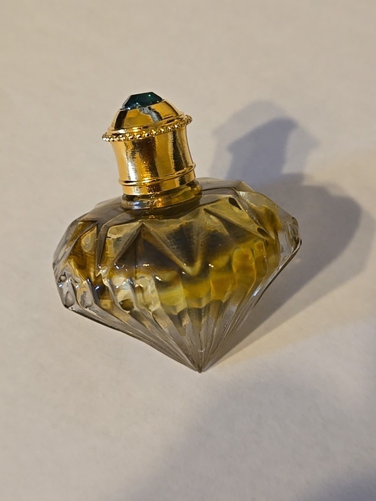Faberge Grace De Monaco Perfume with Green Jewel Top – Miniature Bottle
