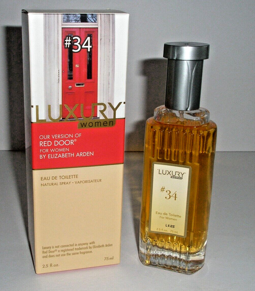 Luxury Women Eau de Toilette #34 Natural Spray 2.5 Fl. Oz