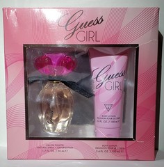 GUESS GIRL 2PC Set ~ Eau de Toilette EDT Spray 1.7 fl oz + Body Lotion 3.4 fl oz