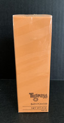 NOS Vtg FABERGE TIGRESS Bath Powder 4 oz Shaker SEALED BOX