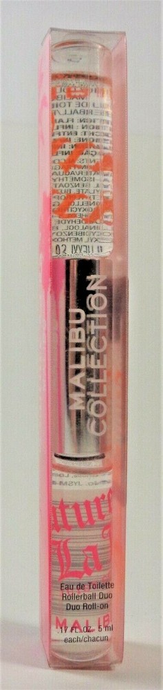 Juicy Couture Malibu Collection EDT Rollerball Duo .17 oz / 5 ml NEW
