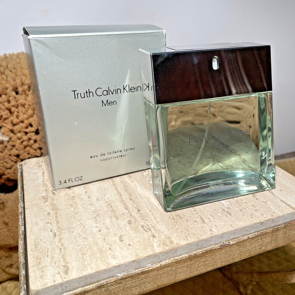 Truth by CALVIN KLEIN 3.4 Fluid Oz Large Size Mens Eau de Toilette Cologne NIB