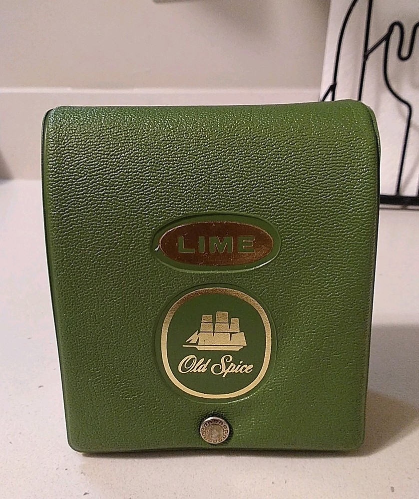 Vintage Old Spice Lime Gift Set – After Shave And Cologne 2.5oz Splash – Shulton