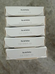 LOT OF 5 BRAND NEW Louis Vuitton Fragrances! 2ML! 0.06fl Oz. Authentic Samples!