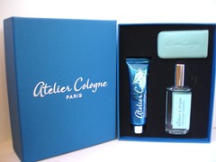 Atelier Cologne CLEMENTINE CALIFORNIA Set Pure Perfume, Leather Case, Hand Cream