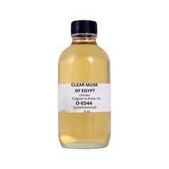 Clear Musk of Egypt (Unisex) Body Oil 4 oz Fragrance All Natural Scent