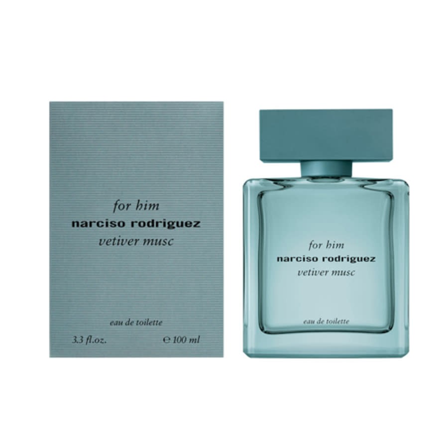 Narciso Rodriguez Men’s Vetiver Musc EDT Spray 3.4 oz Fragrances 3423222107741