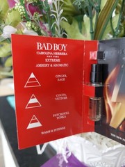 Carolina Herrera “BAD BOY EXTREME” Men’s EDP Sample Size 0.05oz Spray NIB