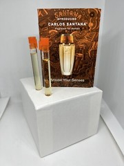 3 X Carlos Santana Arouse Your Senses Fragrance For Women Sample *Rare*