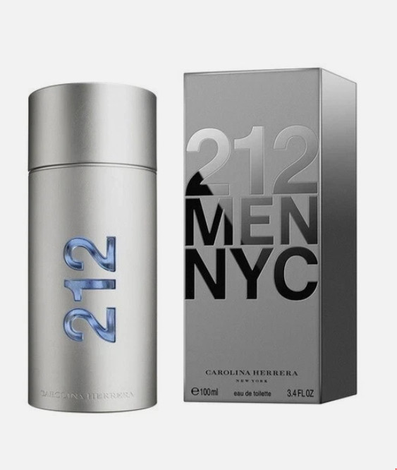 212 MEN NYC by Carolina Herrera Men’s Cologne EDT 3.3oz / 3.4oz New in Box