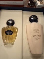 Guilin Shalimar gift set. 1.7oz spray. 6.8 sensual milky veil lotion NIB BC
