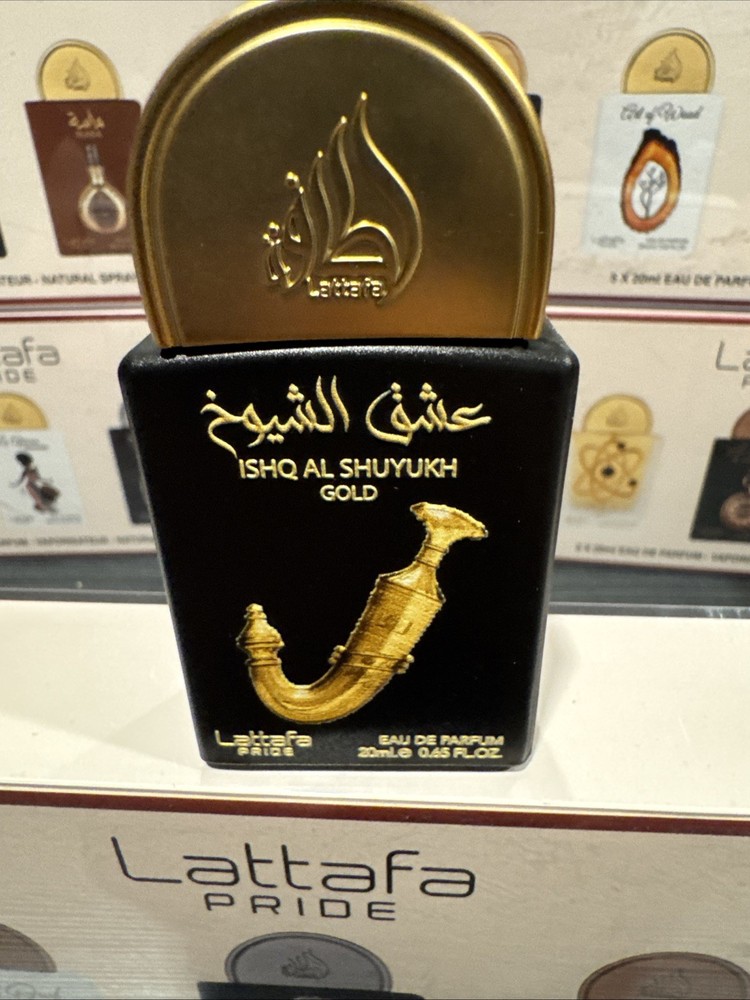 Lattafa Pride Ishq Al Shuyukh Gold Eau de Parfum EDP Spray 0.65 oz / 20 ml