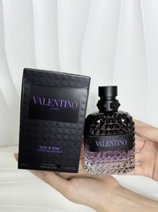 Valentino Uomo Born In Roma Purple Melancholia Eau de Toilette 3.4 fl oz Studded