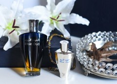 Blue Oud Set by Arabian Oud Oil 24ml & Spray 100ml -Free Express Shipping