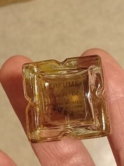 Corded vintage Germaine perfume by Germaine Monteil 1/4 fl oz mini bottle parfum