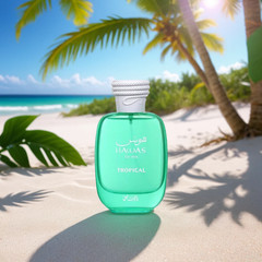Rasasi Hawas Tropical Eau De Parfum Spray for Men, 3.4 Ounce/100ml.