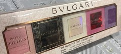 Bvlgari collection 4 X 0.84ml pcs RARE New Sealed