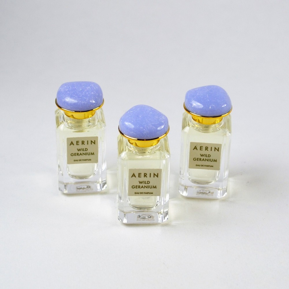 3 Aerin Wild Geranium Eau De Parfum / EDP Mini Splash – Set Of 2 x 4mL / 0.14 Oz