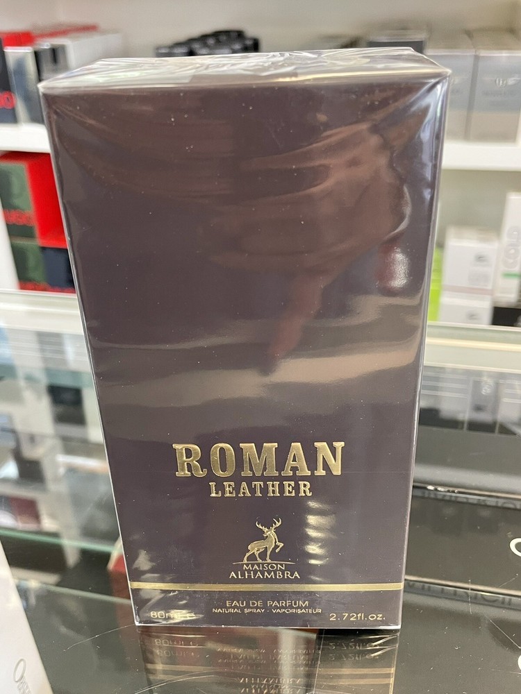 ROMAN LEATHER Eau De Parfum Maison Alhambra Lattafa 80ml/2.72oz – NEW & SEALED