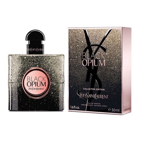 BLACK OPIUM YVES SAINT LAURENT 1.6 OZ EAU DE PARFUM SPRAY COLLECTOR EDITION NIB