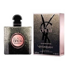 BLACK OPIUM YVES SAINT LAURENT 1.6 OZ EAU DE PARFUM SPRAY COLLECTOR EDITION NIB