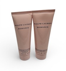 Romance Ralph Lauren Body Lotion Moisturizer & Shower Bath Gel Set 2.5oz 75ml