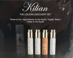 Kilian Liquors Edp 1 Travel +4 Refills ROSES ICE,APPLE BRANDY,ANGELS,VODKA ROCKS