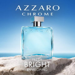 Chrome Eau De Toilette – Fresh Aquatic Mens Cologne – Citrus, Woody, Musky Fragr