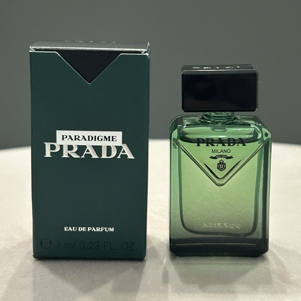 Prada Paradigme Eau de Parfum Men 0.23 oz 7ml Mini Splash Dabber NIB
