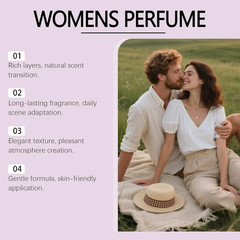 Women’s Perfume, Jasmine Floral and Fruity Scent, Elegant Fragrance, Fresh and P