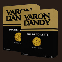 Varon Dandy Eau de Toilette 100ml, Classic Men’s Fragrance (2-Pack)