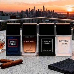 Men’s Travel Set Eau de Toilette Spray 4pc Travel Gift Set 4 x 1.02 fl oz