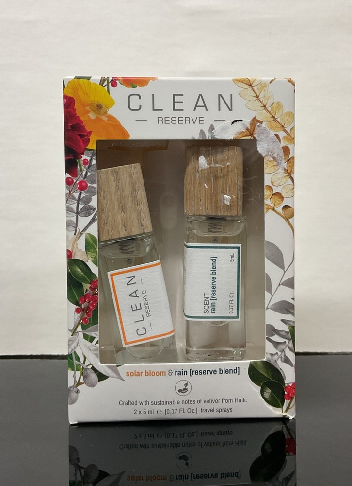 Clean Reserve Solar Bloom & Rain Eau De Parfum 2 x 5 Ml/ 0.17 Oz.