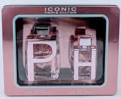 Paris Hilton Iconic Eau De Parfum Gift Set 3.4fl.oz. + 1fl.oz. New In Sealed Box