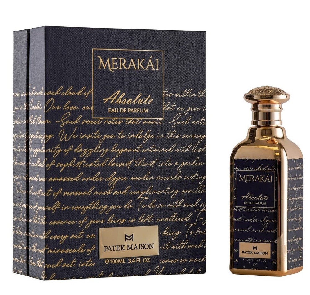 Patek Maison Merakai Absolute Eau de Parfum 3.4 oz 100ml New Unisex