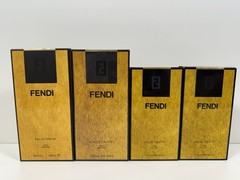 Vintage Fendi by Fendi 4 Bottle Collection 100ml & 50ml EDP EDT Made in Italy