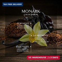 EMBAROUGE MONARK Men’s Fragrance | Perfume for Men | Apple Top note | 100 ml pac