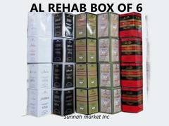 Al-Rehab Concentrated Perfume Oil Collections 6M Box of 6