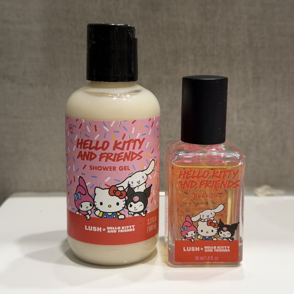Lush Cosmetics x Hello Kitty & Friends Perfume And Body Wash LIMITED EDITION