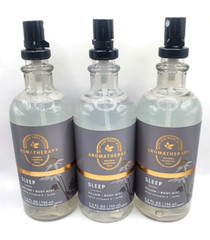 BATH AND BODY WORKS BLACK CHAMOMILE PILLOW & BODY MIST 5.3 OZ (SET OF 3)