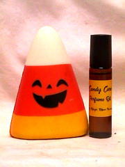 CANDY CORN home made roll on PERFUME OIL vegan 1/3 oz halloween autumn witch