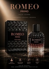 Romeo Primo Pour Homme Men Eau de Toilette 3.4 fl oz Vaporisateur Spray