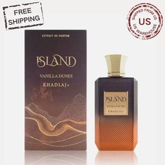 Khadlaj Island Vanilla Dunes Extrait de Parfum Spray for Unisex 3.4 oz – New