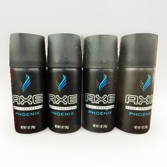 4X Axe Phoenix Deodorant Can Sprays 1oz Each USA Made Rare ORIGINAL Formula
