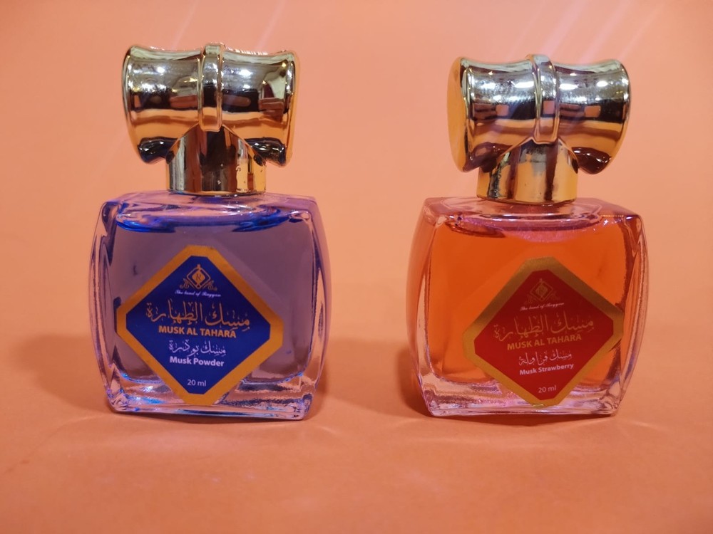 Musk Mashaeir & Strawberry Musk Tahara Perfume Oil 20ml Arabian UAE مسك الطهارة