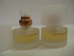 Lot of 2 Discontinued Clinique Simply parfum 0.14oz.each,spray bottles,no boxes.
