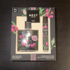 NEST New York Lychee Rose Eau de Parfum Spray Set 1.7oz + 0.27oz New in Box