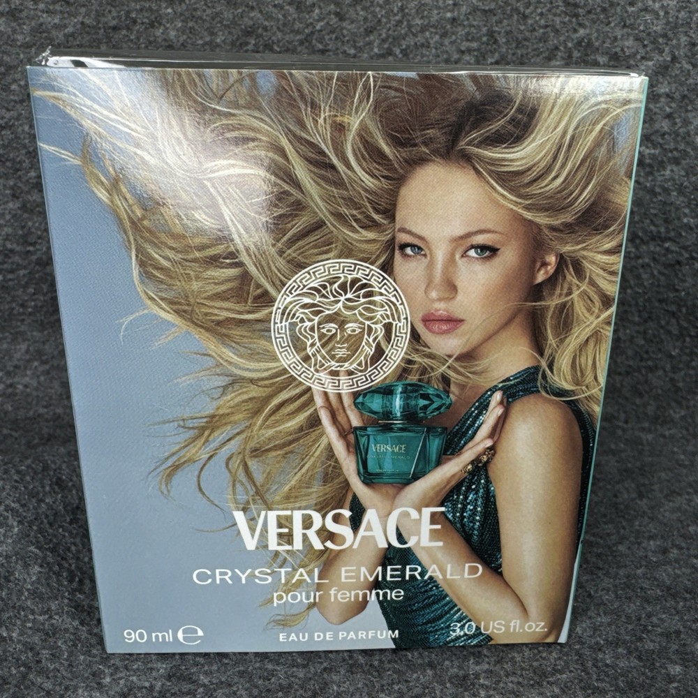 Versace Bright Crystal Emerald Eau de Parfum Spray 90ml 3.0oz NIB Sealed New